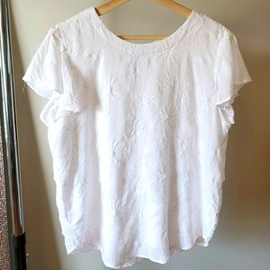 Loft white blouse